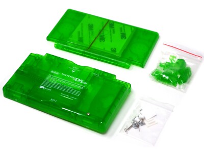 Coque Arrière Nintendo DS Lite – DOWNER FRAME, Vert Acide, D’origine, Pièce Détachée