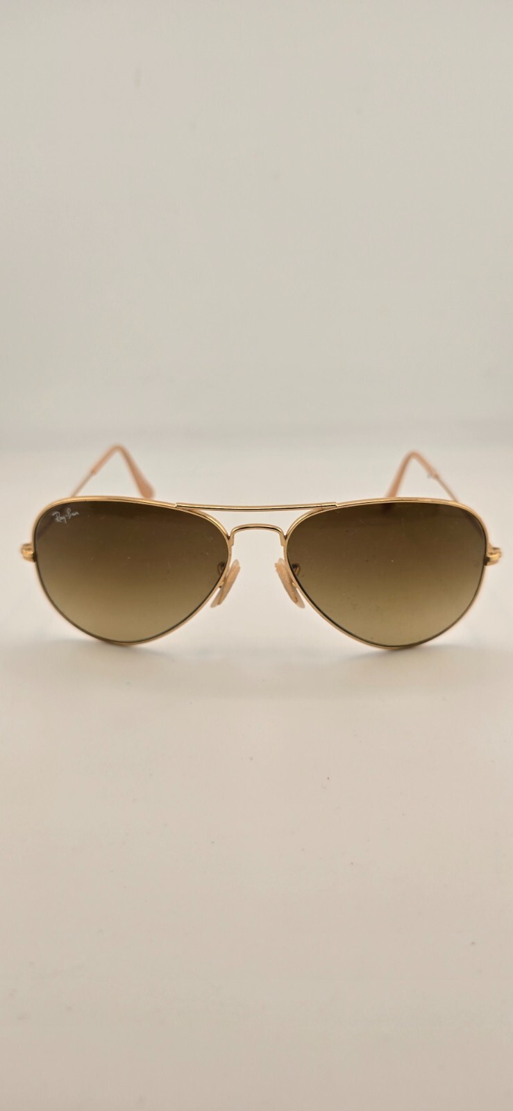 Ray-Ban RB3025 Unisex Matte Gold Aviator Sunglasses Frame Only