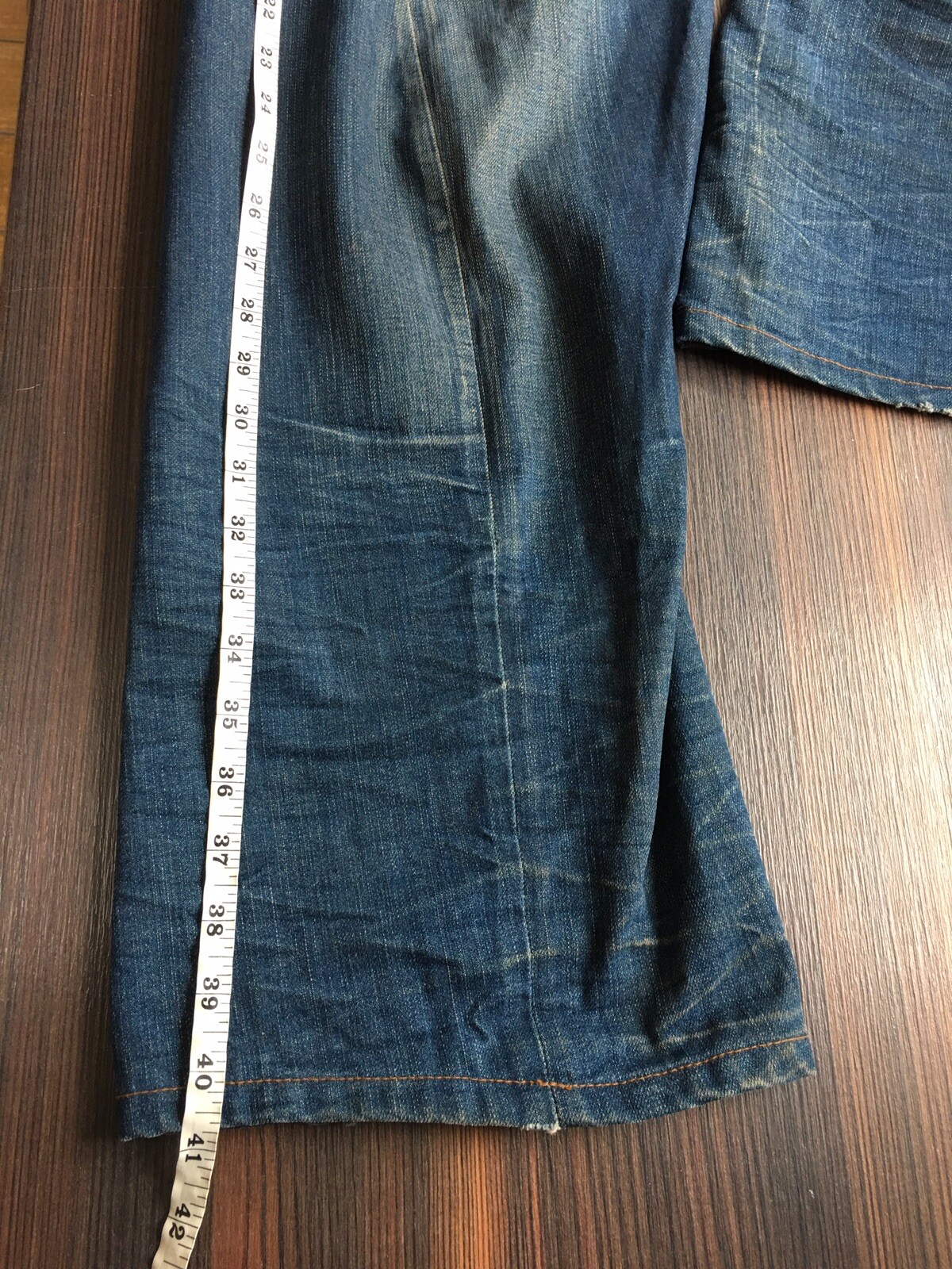 Vintage Levi's Twisted Engineered Blue Denim Jeans W3… Gem