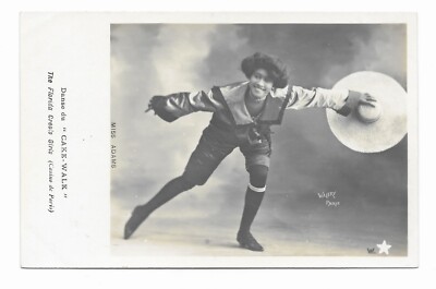 THE CAKE WALK THE FLORIDA CREOLE GIRLS MISS ADAMS FRANCE 1900-02 POSTCARD