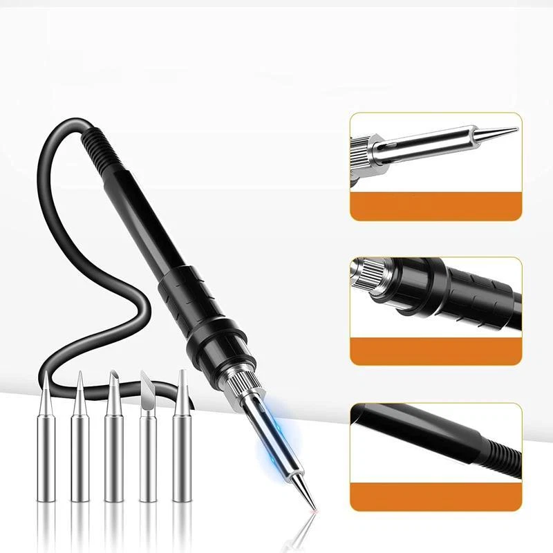Stazione saldante di saldatura kit saldatore a stagno professionale 80W 480° - Immagine 4 di 4