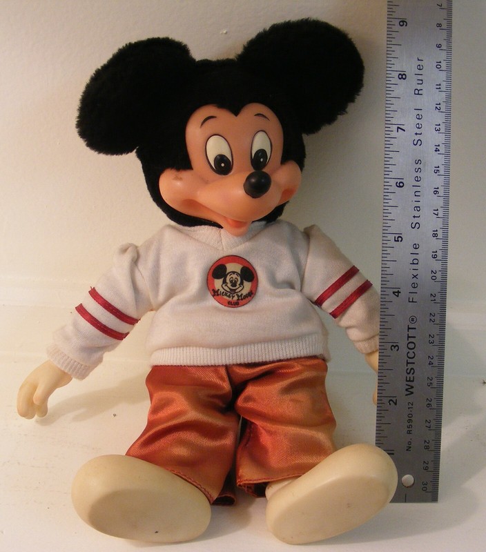 Disney Plush “Collegiate” Mickey Mouse