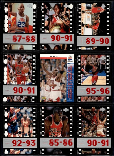 迈克尔·乔丹,NBA,9 张卡批量名人堂,免运费芝加哥公牛队 75 美分 A 卡 - 第 8 张/共 29 张