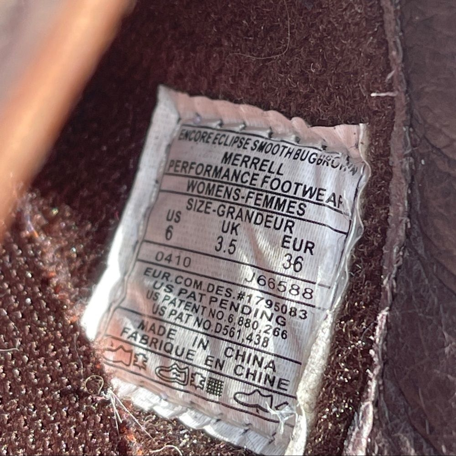 Merrell Encore Eclipse Smooth Bug brown leather s… - image 5