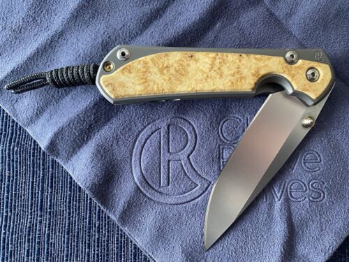 Chris Reeve Knives Large Sebenza 31 Box Elder LEFT-Handed L31-1109 Drop Point