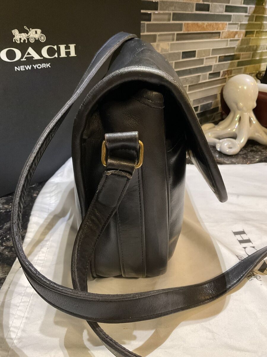 Vintage Coach Town Bag Glovetanned Leather Black 4090 | eBay Vintage Coach Town Bag Glovetanned Leather Black 4090 | eBay