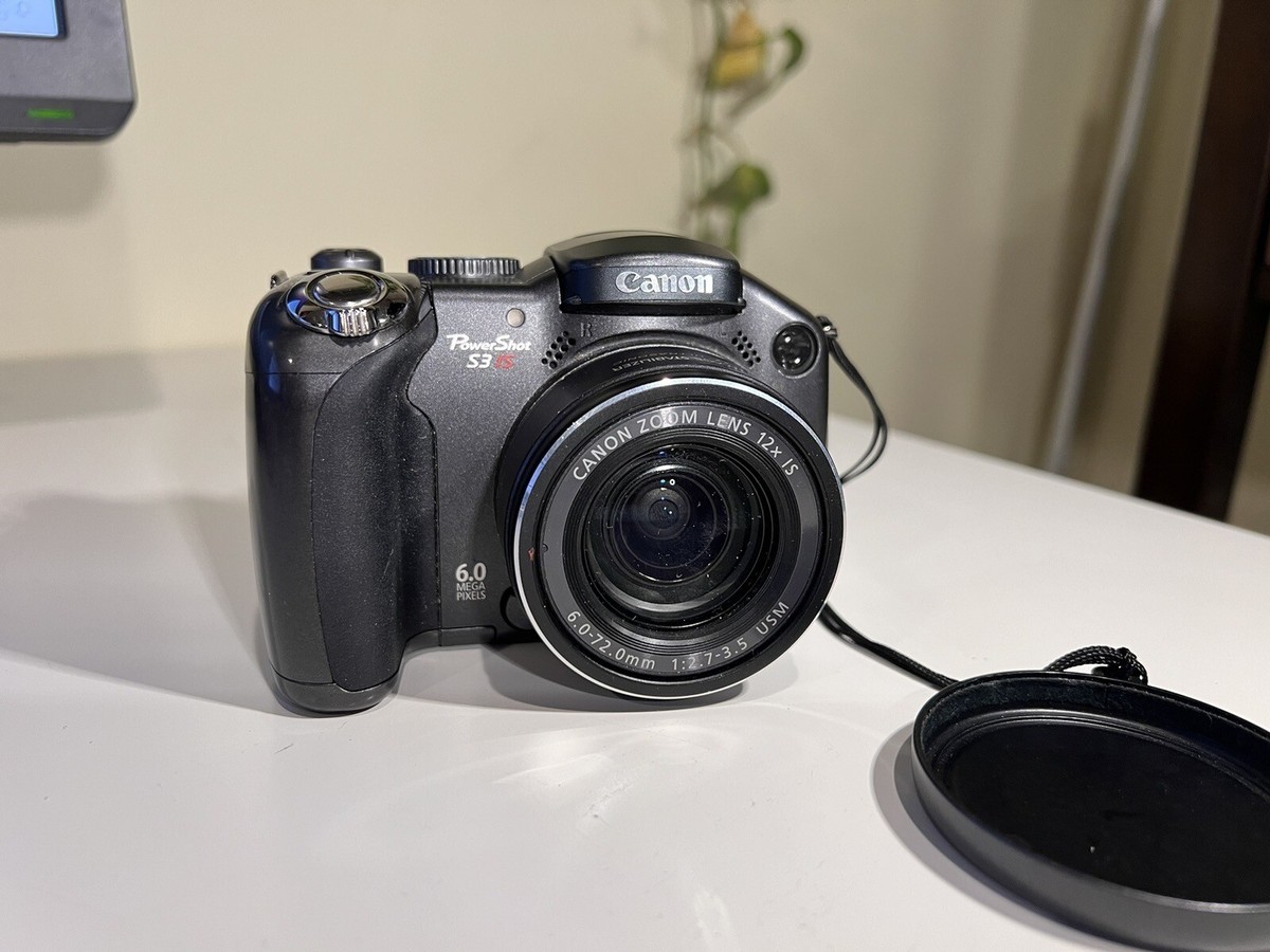 Canon Zoom Lens 12x15 6.0-72.0mm 1:2.7-3.5 + Power Shot S3 IS 6MP