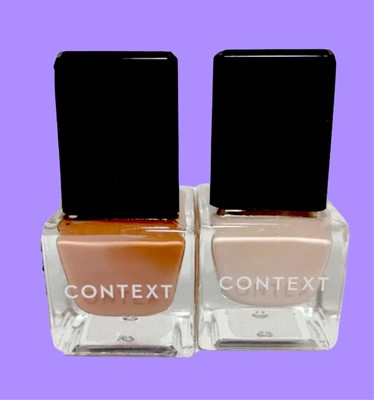 CONTEXT SKIN Nail Lacquer Duo in Piece of Me & The Last Mile New in Box