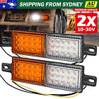 <!--F#f_0-->2X 30 LED Bullbar Indicator Lights Front DRL Amber Park For Marker Lamp NEW<!--F/-->