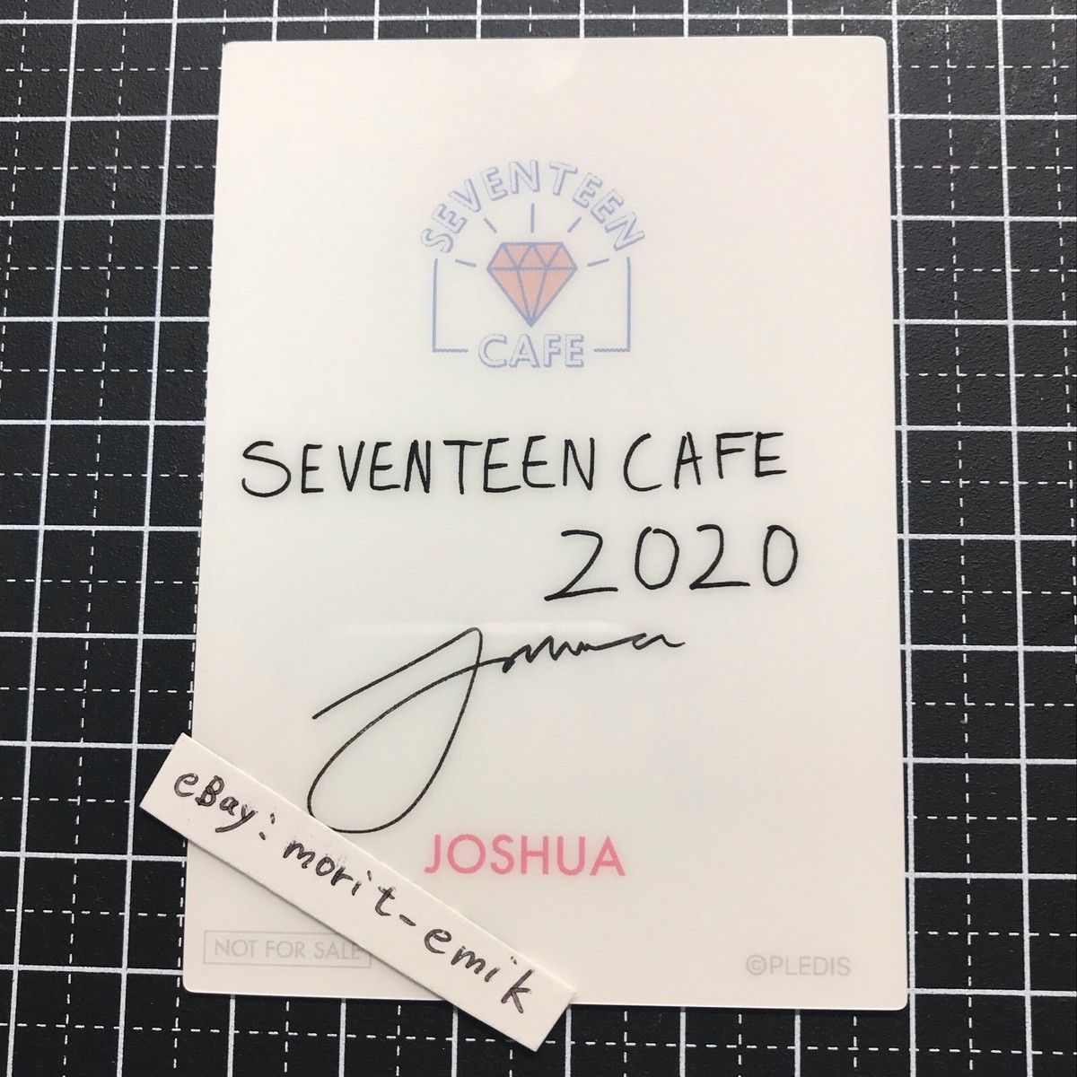JOSHUA SEVENTEEN CAFE JAPAN 2020 Official Random Photo card ver.2