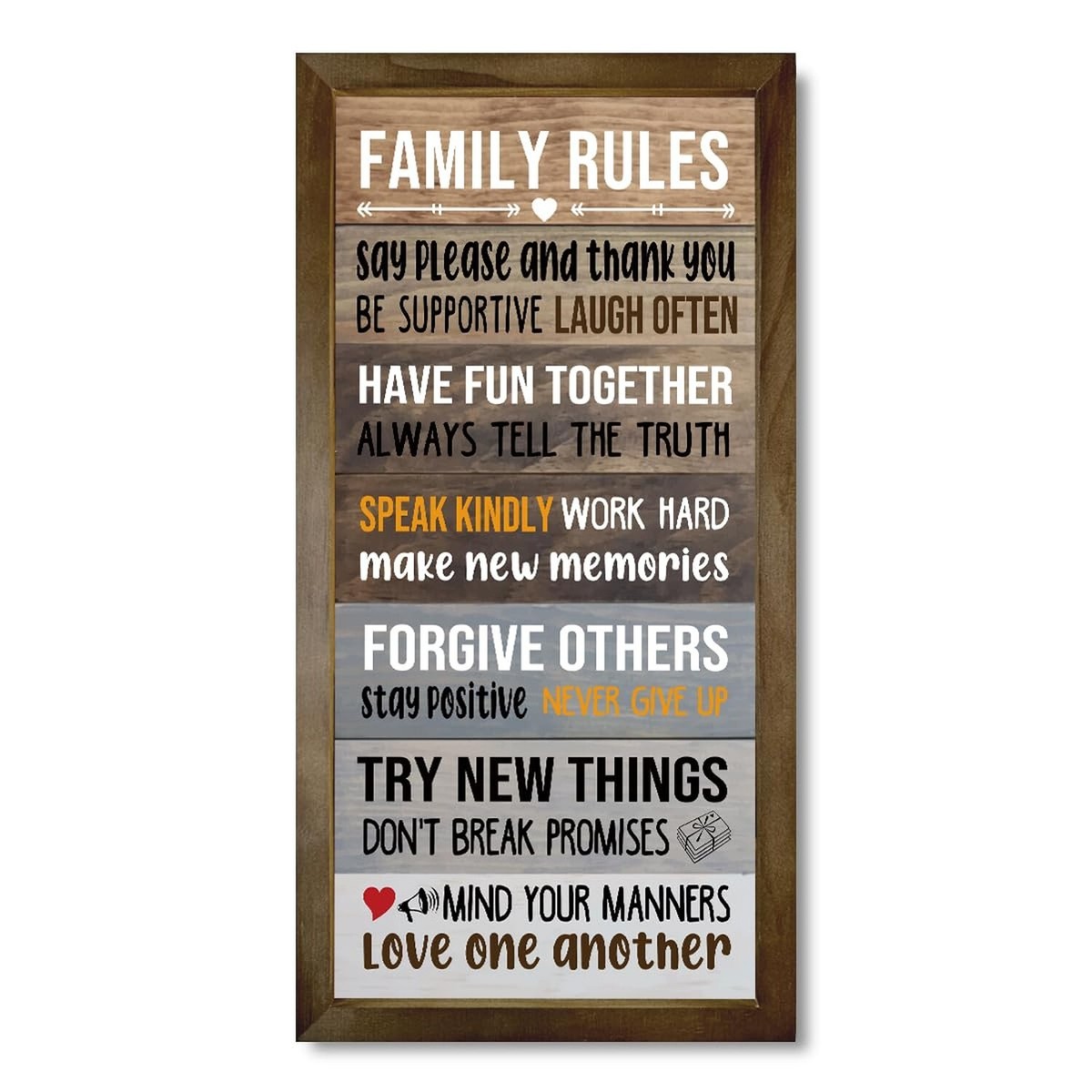 Family Rules Sign Family Rules Sign...Multi Panel