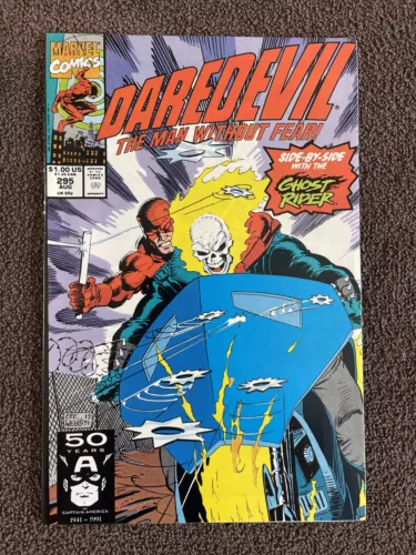 DAREDEVIL #295 (Marvel, 1991) Ghost Rider ~ Lee Weeks Art