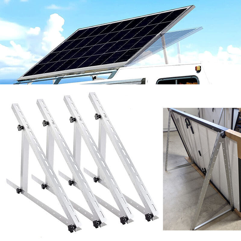Solar Halterung Für Solarmodul Aufständerung Bis 114cm Flachdach PV Solarpanel E