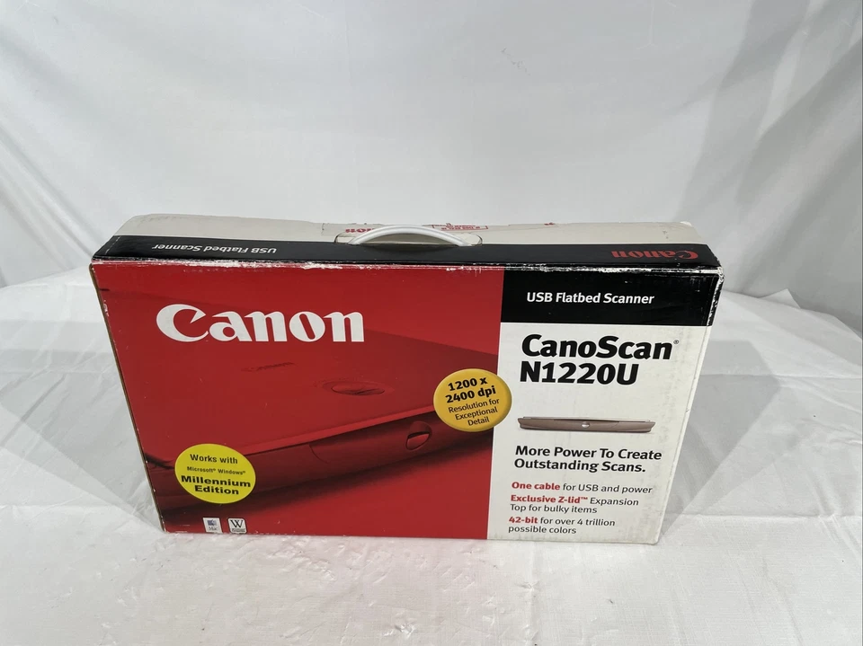 Canon CanoScan N1220U Flatbed Scanner 2.B6 - Original Box - Image 2 of 4