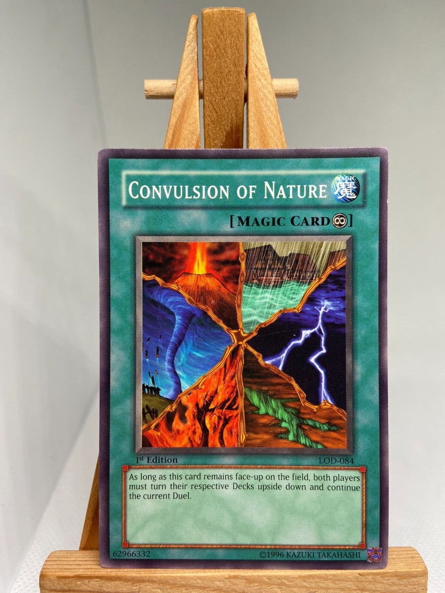 yugioh convulsion of nature deck Convulsion Of Nature - 1st Edition LOD-084 - MP - YuGiOh