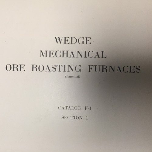 Vtg Bethlehem Foundry & Machine Catalog Wedge Mechanical Furnace Ore Roasting - Picture 2 of 7