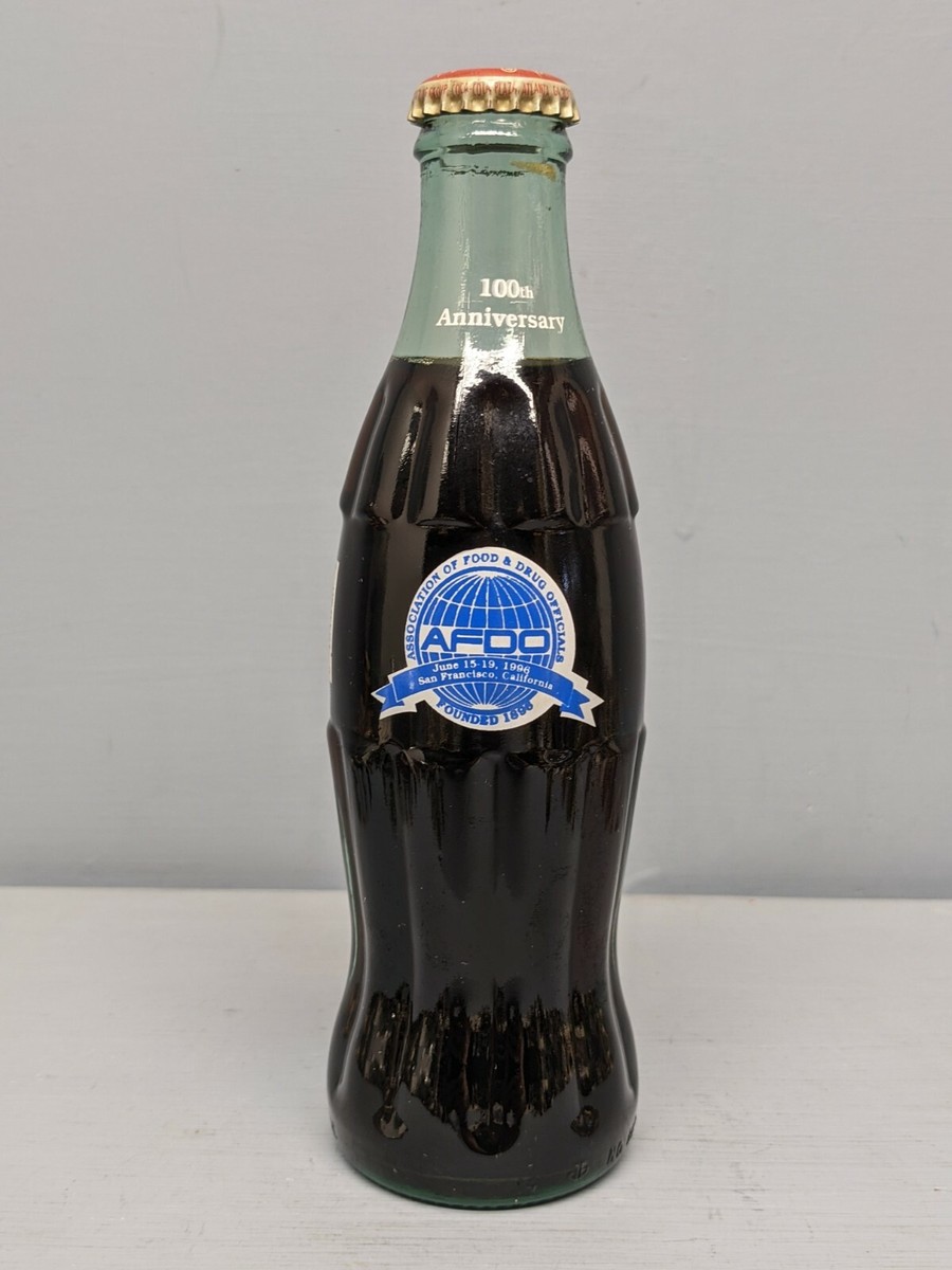 Rare AFDO 100th Anniversary 1896-1996 COCA-COLA Coke Bottle | eBay