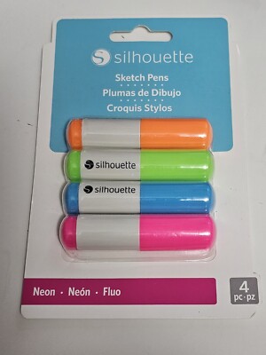 Silhouette Sketch Pens 4 Pack Neon SILH-PEN-NEO