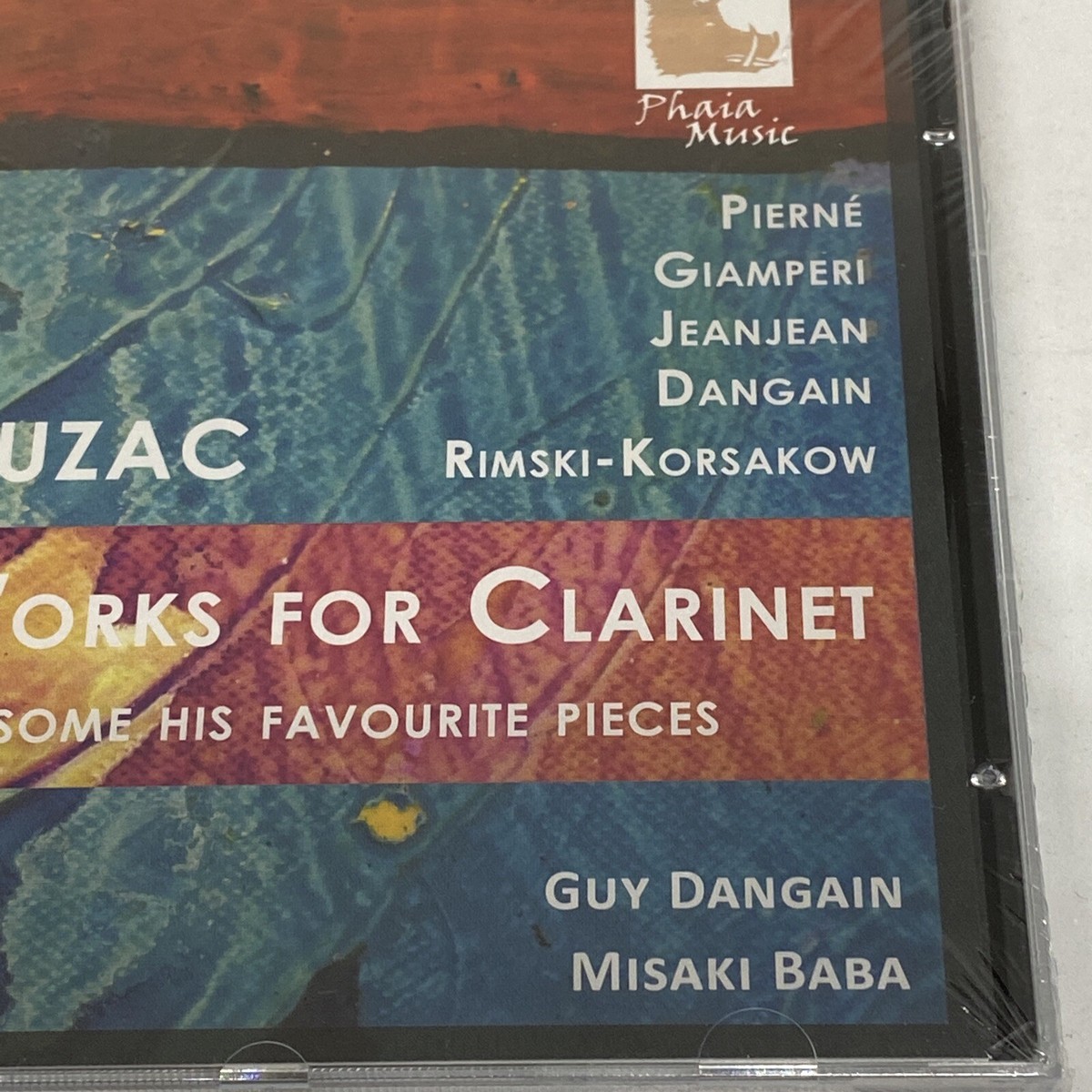 Louis Cahuzac The Works for Clarinet Guy Dangain Misaki Baba CD