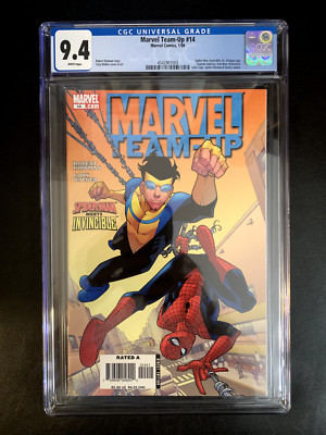 CGC 9.4 Marvel Team-Up #14 Spider-Man/Invincible Cross-Over Rare Key 2006 Marvel
