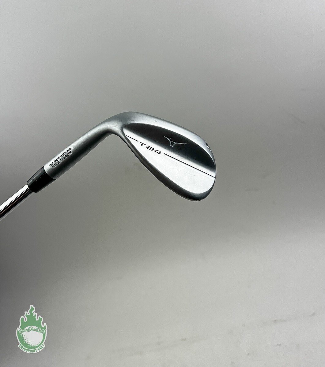Used LH Mizuno T24 White Satin C Grind Wedge 60*-10 S400 Stiff