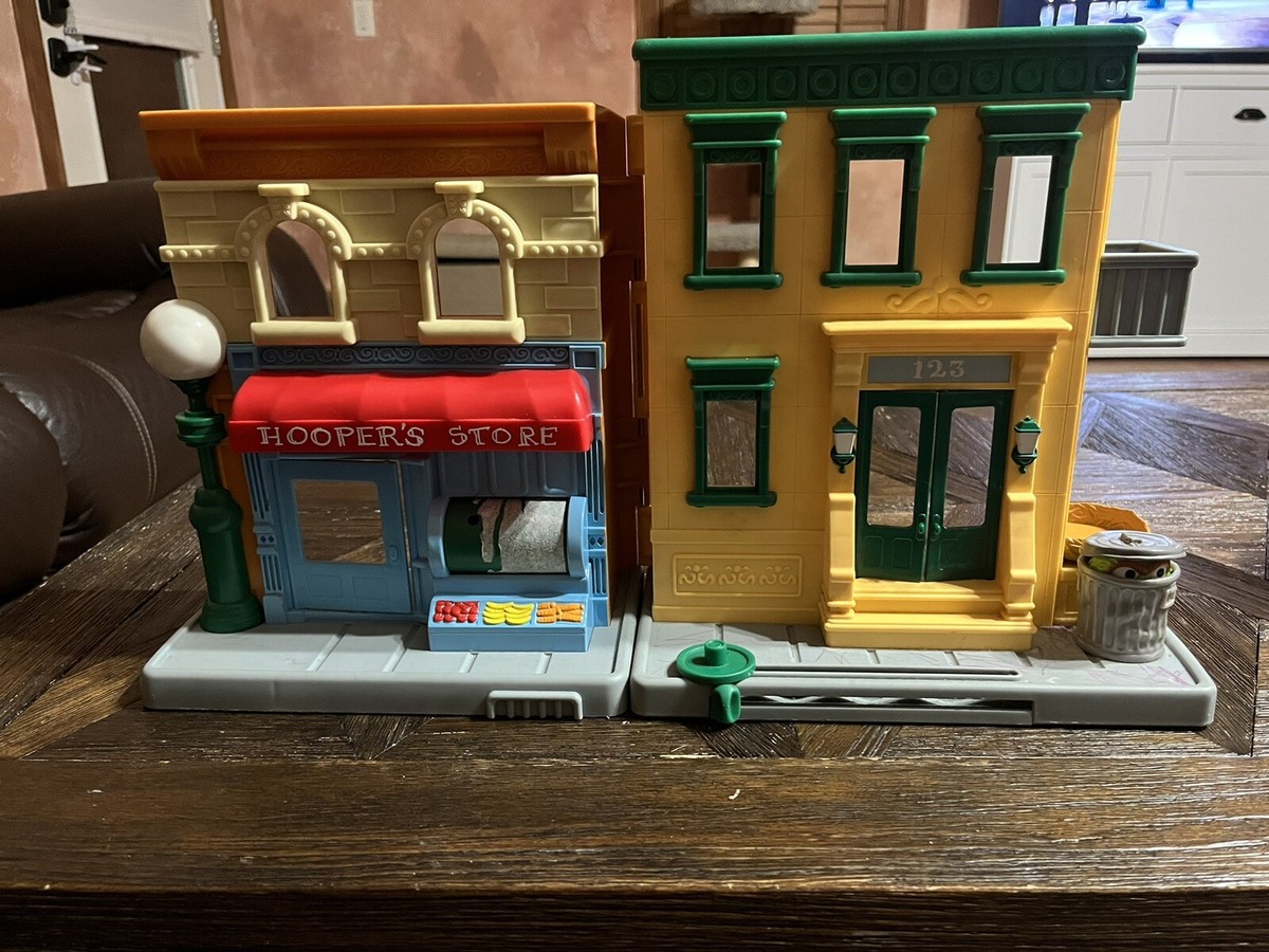 Sesame Street Hooper's Store 123 Neighborhood House Playset