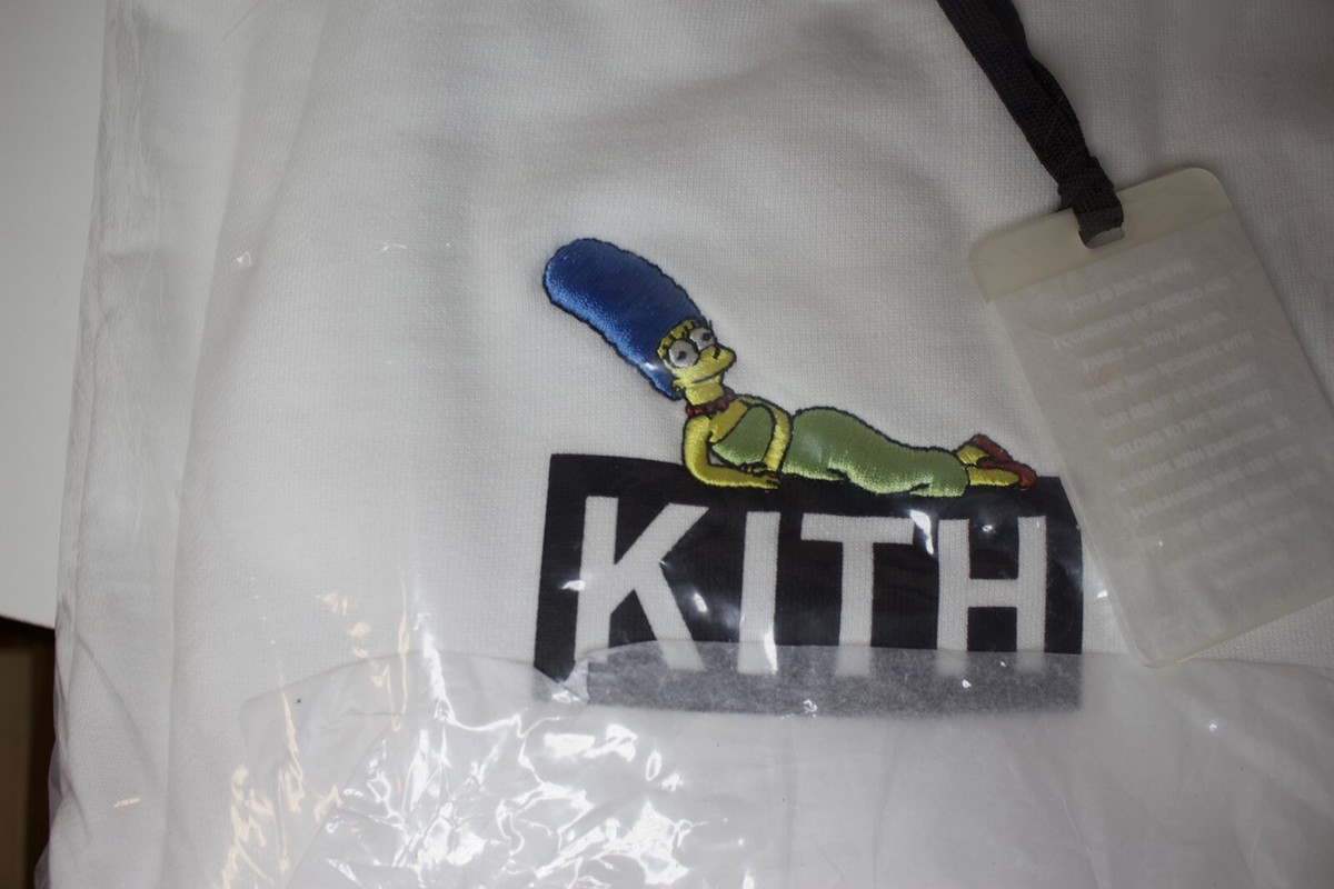 Tシャツ・カットソー Kith x The Simpsons Marge Box Logo Crewneck White Kith x The Simpsons Marge Box Logo Crewneck White