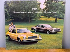 1976 Mercury Bobcat Monarch Comet Sales Brochure Buyer Catalog