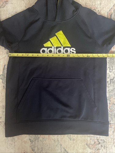 Adidas Children's/Youth Unisex Performance Hoodie Sweatshirt Size XL 18 - Picture 5 of 7