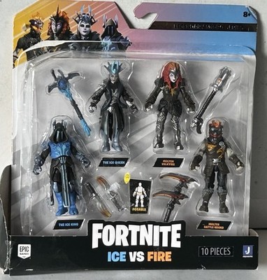 FORTNITE Ice vs Fire Legendary Micro Series 4 pack 2.5'' Action Figures 10pcs*