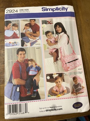 Simplicity Pattern 2924 ~ His & Hers Baby Diaper Bags & Baby Accessories