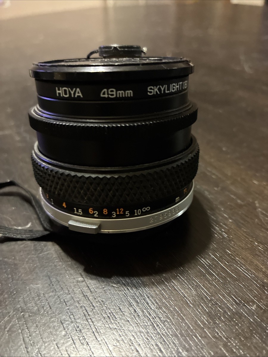 Olympus OM-System Zuiko 50mm f/1.8 Auto-S MC Lens Japan Vintage
