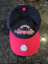 Baseball Hall of Fame Hat Ball Cap ONE SIZE Blue Red Cooperstown Member 1999