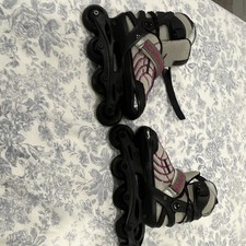 Schwinn Youth Inline Roller Skates Pair - Black Gray Pink