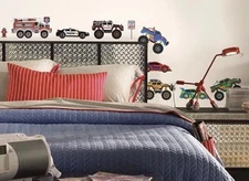 Wall Decal - Roommates - New Speed Limit - Trucks Peel/Stick Cars Trucks Sticker