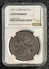 1897 Great Britain Silver Trade Dollar W/ Chopmarks Graded NGC Chopmarked (1690)