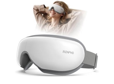 RENPHO Eye Mask for Eyes - White/Gray Eye Mask Set