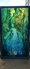 Louis Comfort Tiffany's THE MERMAID Glass Suncatcher, Reproduction FMNH 16”x9.3”