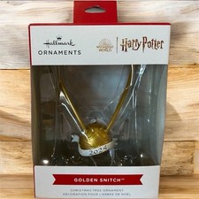 Hallmark Harry Potter Golden Snitch 1014 adorno de Navidad nuevo (F)