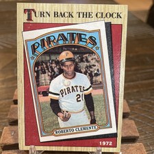 1987 Topps - Turn Back The Clock Roberto Clemente #313