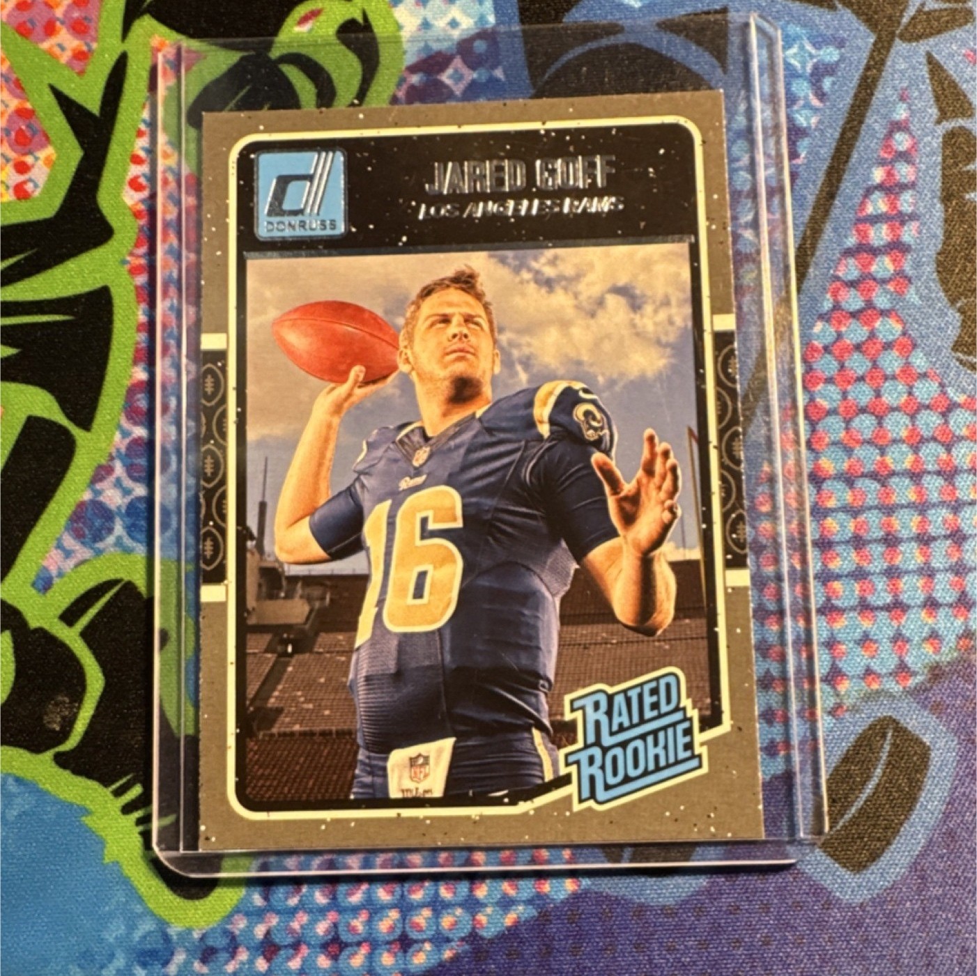 2016 Panini Donruss Jared Goff Rated Rookie #372 Los Angeles Rams NFL Card