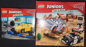 2 LEGO JUNIOR Cars 3 Sets: Willy's Butte Training 10742 & Cruz Ramirez 10731 NEW