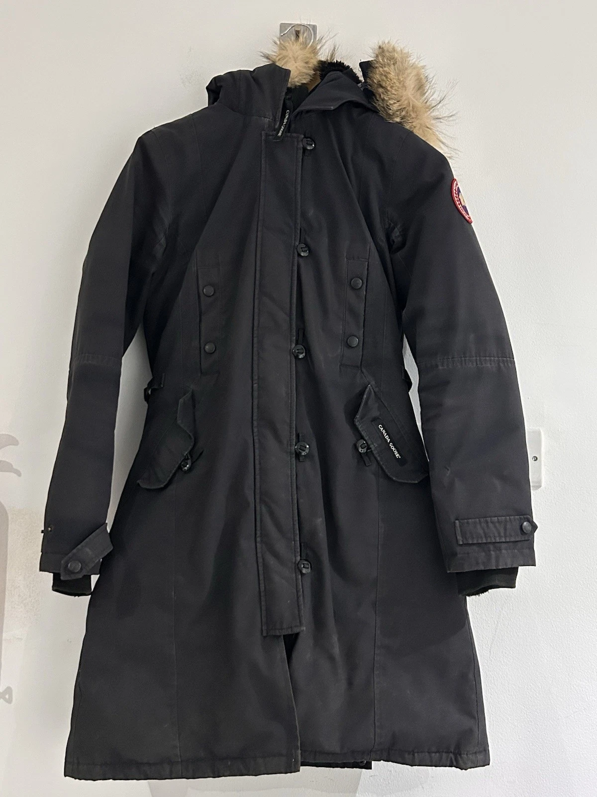 Cappotto nero Canada Goose Regno Unito S 8