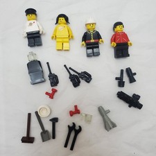Lot Of Vintage Lego Classic Town Mini Figures Firefighter Astronauts Accessories