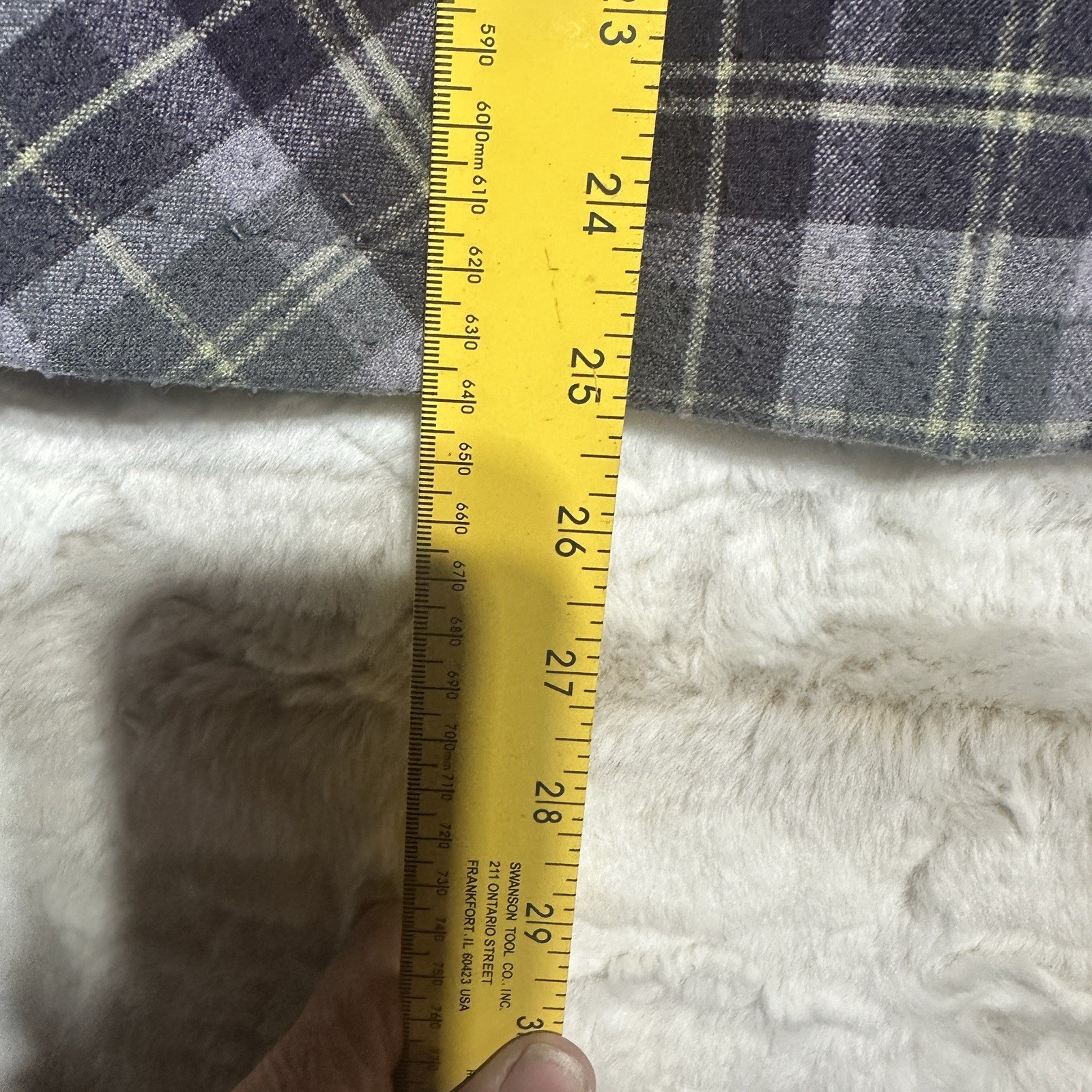 Arista Equestrian Heritage Wool Plaid Vest LG Blue Washable Bit Accent EUC