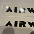 2 Vintage Airwalk Skateboarding Shoes Stickers — photo 3