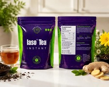 Iaso Tea Instant - Pack of 2 Herbal Detox Tea for Cleansing Weight Management