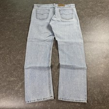 Vintage Levis 505 Orange Tab Jeans Mens 38x31 Made in USA Light Wash