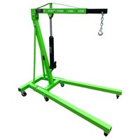 2 Tonnen Mobiler Hydraulischer Klappbarer Motorkran HebebüHne HubstäNder Voll...