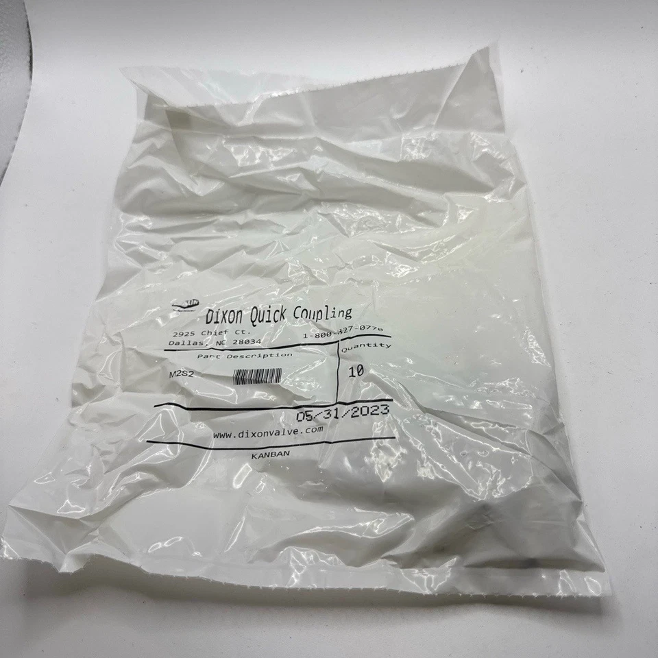 Dixon Quick Coupling M2S2 Hose Barb Plug 1/4" (10PK) - Image 3 of 4